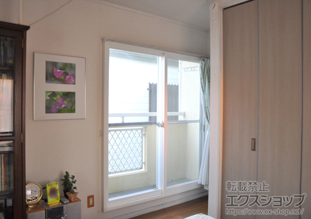 広島県広島市のの二重窓（内窓） プラマードＵ引違い窓　 施工例
