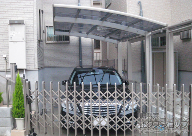 千葉県船橋市ののカーポート プレシオスポート　積雪〜20cm対応 施工例