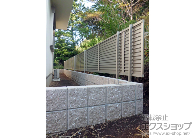 神奈川県足柄下郡真鶴町ののフェンス・柵 プリレオＲ5型フェンス 施工例