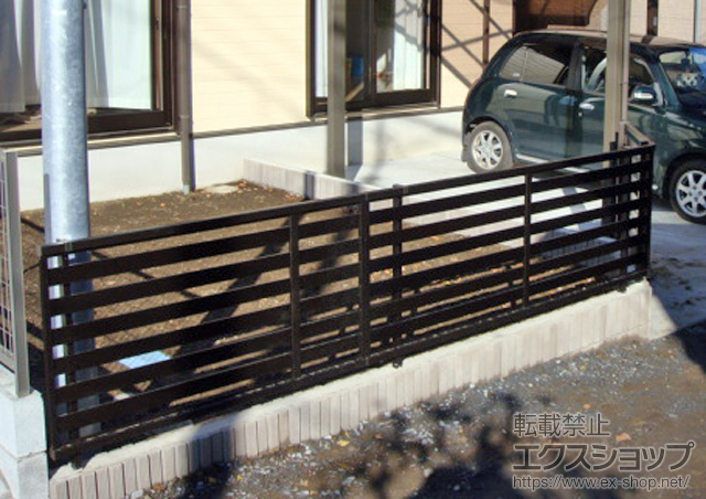 埼玉県入間市ののフェンス・柵 カムフィX 5型 施工例