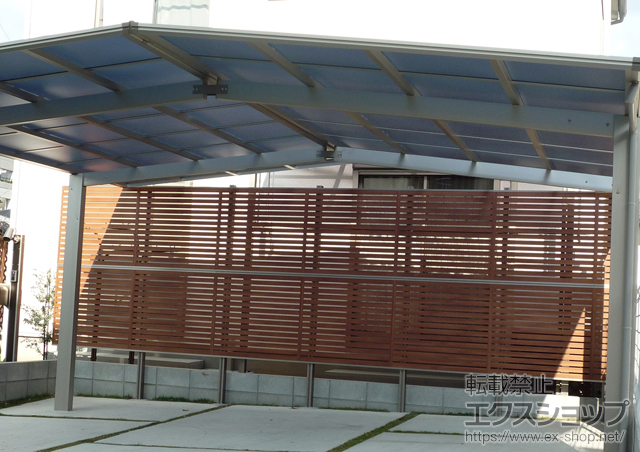 福岡県福岡市ののカーポート エフルージュ M合掌 積雪〜20?対応 施工例