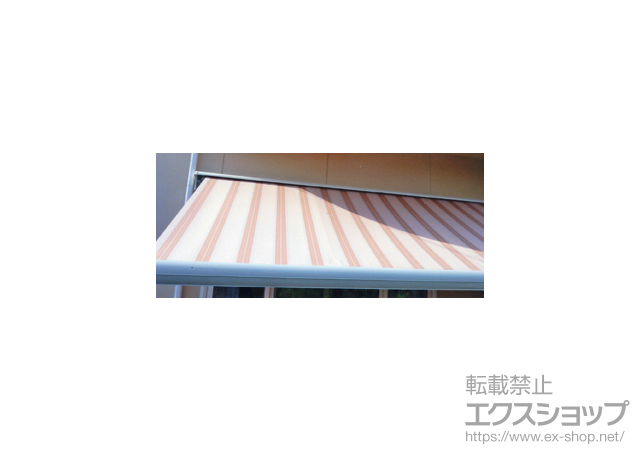 兵庫県神戸市のLIXIL リクシル（トステム）のオーニング・日よけ 彩鳥S型 ボックスタイプ 手動式 施工例