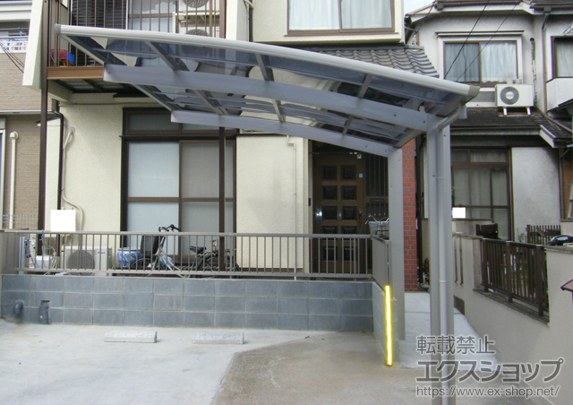 東京都足立区ののカーポート プレシオスポート積雪〜20cm対応 施工例