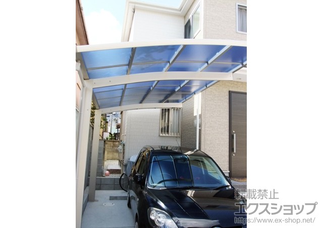 奈良県生駒郡ののカーポート プレシオスポート 積雪〜20cm対応 施工例