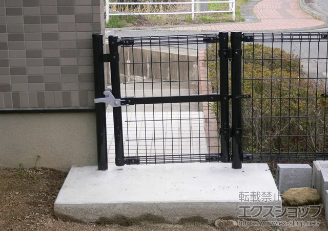 福島県いわき市の積水樹脂(セキスイ)門扉施工例(メッシュ 福島県いわき市の積水樹脂(セキスイ)門扉施工例(メッシュ