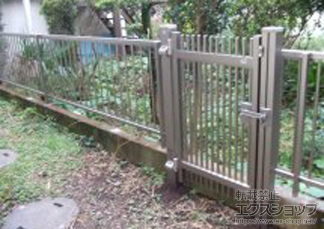 千葉県松戸市ののフェンス・柵 ハイサモア フリーポールタイプ 施工例