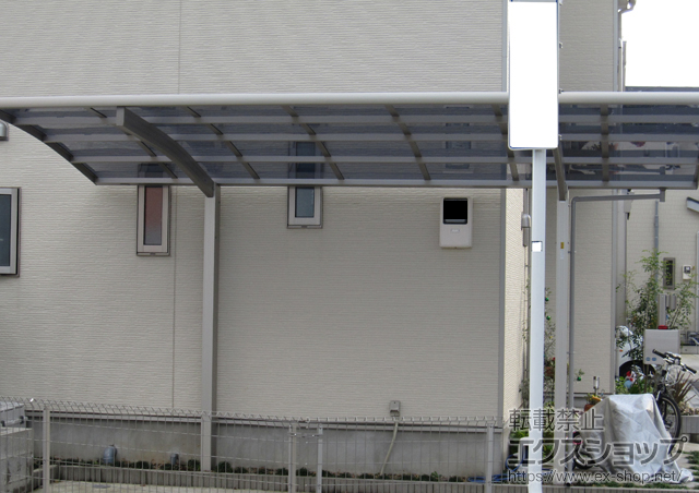 千葉県柏市ののカーポート プレシオスポート 単体 積雪〜20?対応 施工例