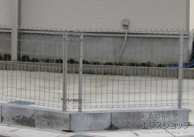 千葉県柏市ののフェンス・柵 イーネットフェンス1F型 自由柱 施工例
