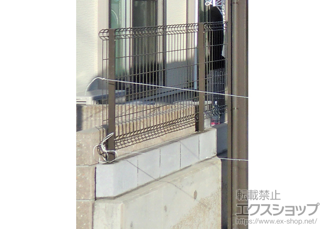 京都府亀岡市ののフェンス・柵 ハイグリッドフェンスUF8型 施工例