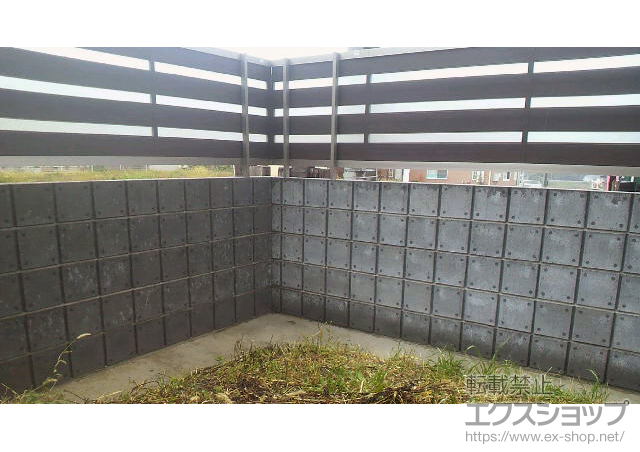 長野県長野市ののフェンス・柵 ライフモダンII YPフェンス　フリーポールタイプ 施工例