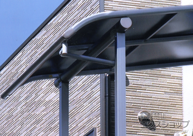 静岡県静岡市ののバルコニー・ベランダ屋根 ヴェクターテラス R型 屋根タイプ 施工例