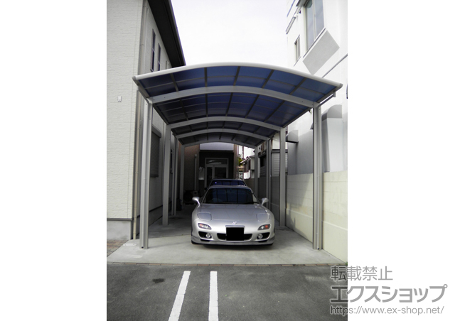 兵庫県損保郡太子町ののカーポート レイナツインポート 縦連棟 施工例