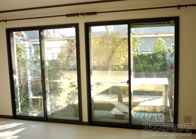 埼玉県幸手市のの二重窓（内窓） インプラス　ダストバリア仕様　引き違い窓 施工例