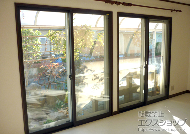 埼玉県幸手市のの二重窓（内窓） インプラス　ダストバリア仕様　引き違い窓 施工例