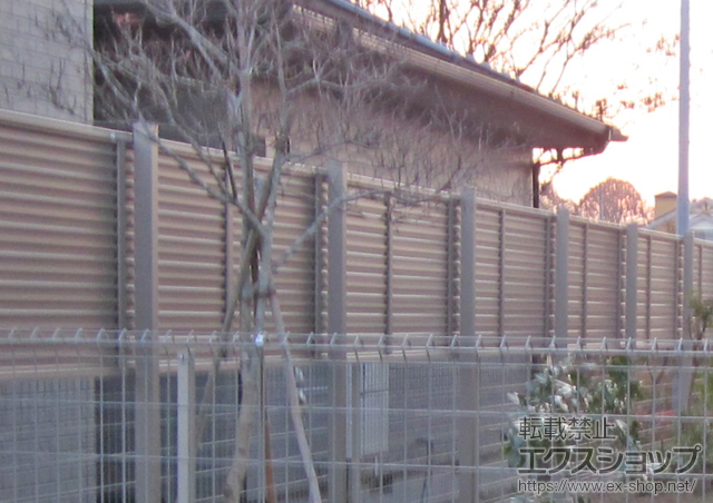 宮城県宮城郡利府町ののフェンス・柵 プリレオR9型フェンス　フリーポールタイプ 施工例