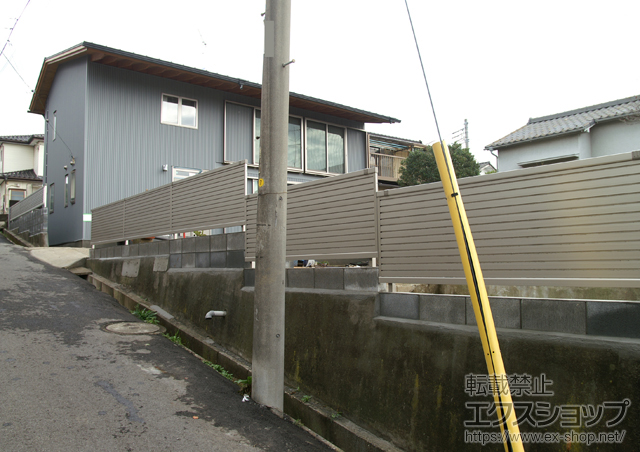 千葉県八千代市ののフェンス・柵 エクスラインフェンス7型 施工例