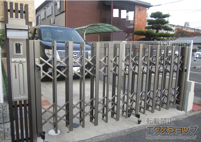 兵庫県伊丹市のの機能門柱・ポスト スクリーンファンクションユニット プログコートタイプ 施工例