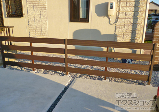 静岡県浜松市ののフェンス・柵 モクプラボード 施工例