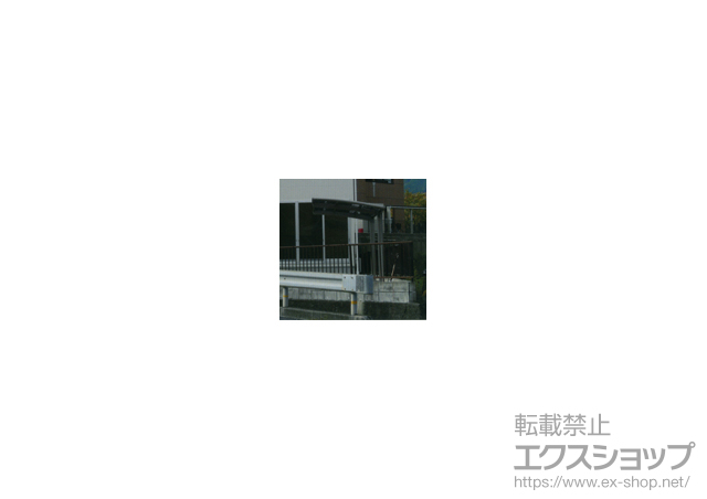 奈良県御所市のLIXIL リクシル（トステム）のサイクルポート・駐輪場 カーブポートシグマIII ミニ 施工例