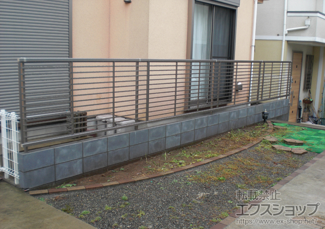 東京都町田市ののフェンス・柵 プリレオR1型フェンス フリーポールタイプ 施工例