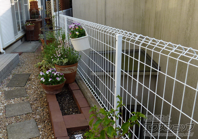 神奈川県横浜市ののフェンス・柵 イーネットフェンス1F型 施工例