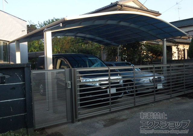 埼玉県さいたま市ののカーポート レイナツインポート　積雪〜20cm対応 施工例