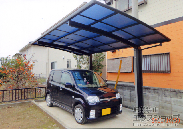 埼玉県深谷市ののカーポート プレシオスポート 積雪〜20cm対応 施工例