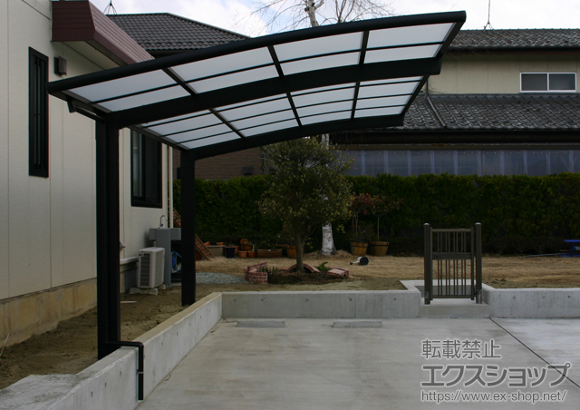 宮城県仙台市のLIXIL リクシル（トステム）の カーブポートシグマIII　積雪〜30cm対応 施工例