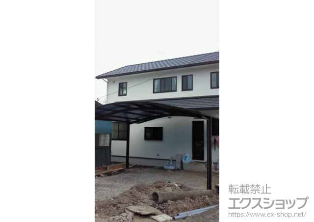 大分県由布市ののカーポート プレシオスポート ワイド　積雪〜20cm対応 施工例