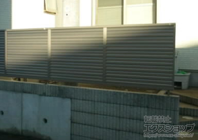 栃木県宇都宮市ののフェンス・柵 プリレオR9型フェンス 施工例