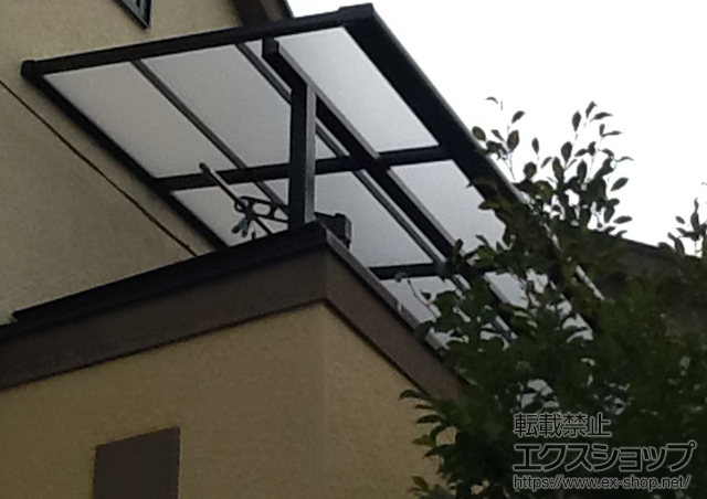 埼玉県さいたま市のLIXIL リクシル（トステム）のバルコニー・ベランダ屋根 ライザーテラスII F型 屋根タイプ 単体 積雪〜20?対応 施工例