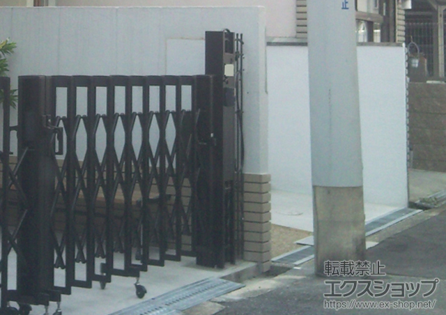 大阪府大阪市のの機能門柱・ポスト スクリーンファンクションユニット エルマージュタイプ #02 施工例