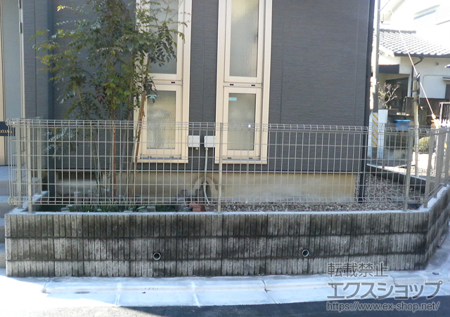 千葉県市川市ののフェンス・柵 ハイグリッドフェンスUF8型 施工例