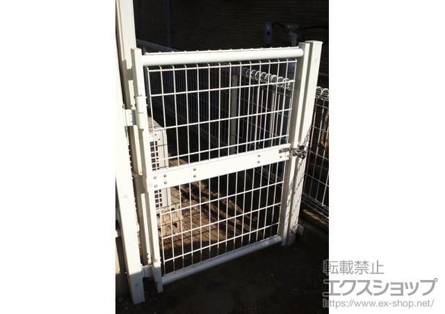 神奈川県横須賀市のの門扉 ハイグリッド門扉N8型 片開き 柱使用 施工例