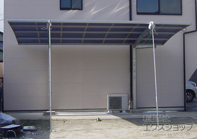 福岡県福岡市ののカーポート プレシオスポート 積雪〜20cm対応 施工例