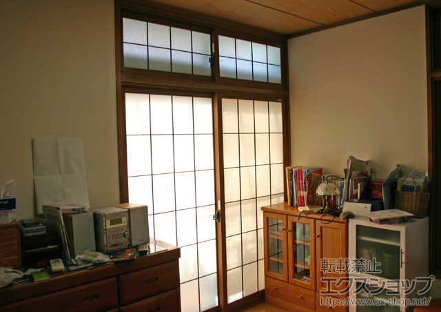 埼玉県越谷市のの二重窓（内窓） インプラス ダストバリア 引違い 2枚建て 施工例