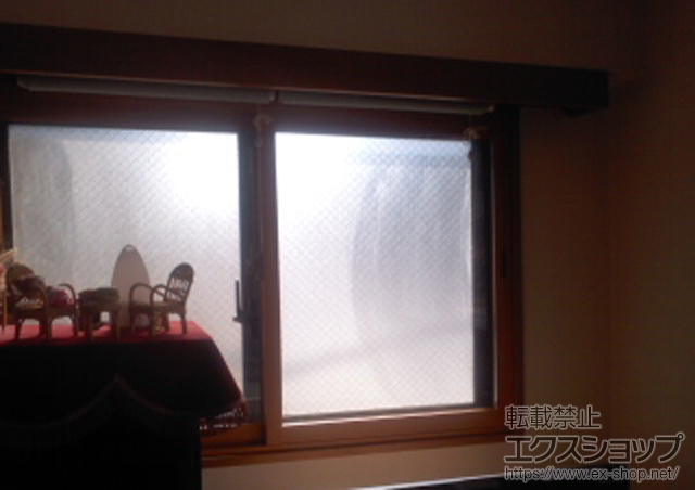 京都府京都市のの二重窓（内窓） インプラス　ダストバリア仕様　引違い窓2枚建て 施工例