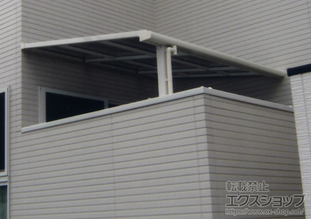 東京都墨田区のLIXIL リクシル（トステム）のテラス屋根 ライザーテラスII F型 テラスタイプ 単体 積雪〜20cm対応 施工例
