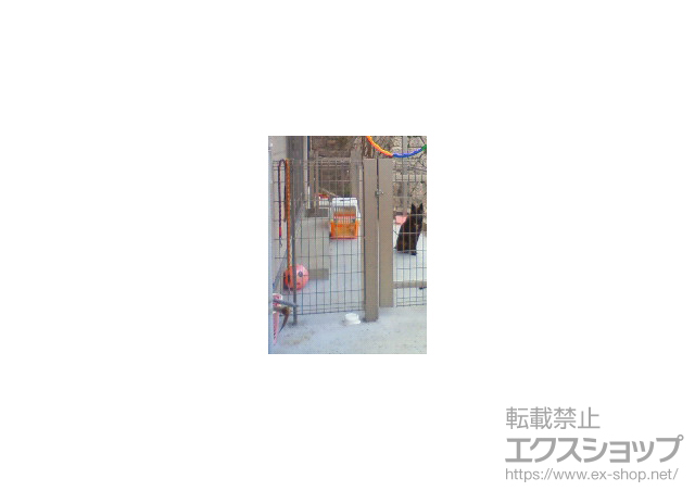 広島県安芸郡府中町ののフェンス・柵 ハイグリッドフェンスN8型 フリーポールタイプ 施工例