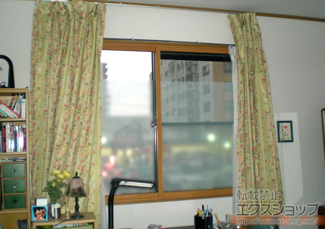 山口県山口市のの二重窓（内窓） インプラス　ダストバリア仕様　引違い窓2枚建て 施工例