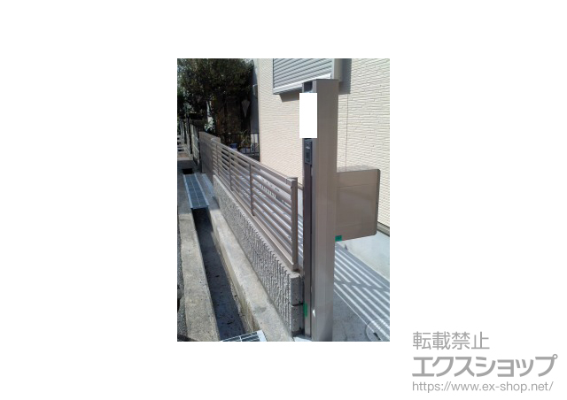 大阪府大阪市ののフェンス・柵 プリレオR3型フェンス フリーポールタイプ 施工例