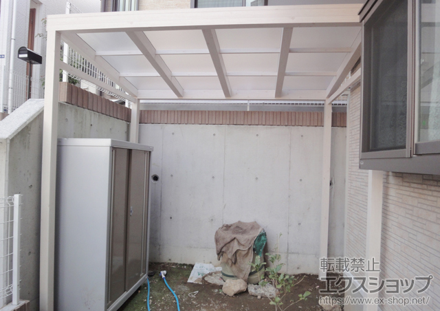 神奈川県横浜市ののテラス屋根 Sポーチ 独立タイプ 施工例