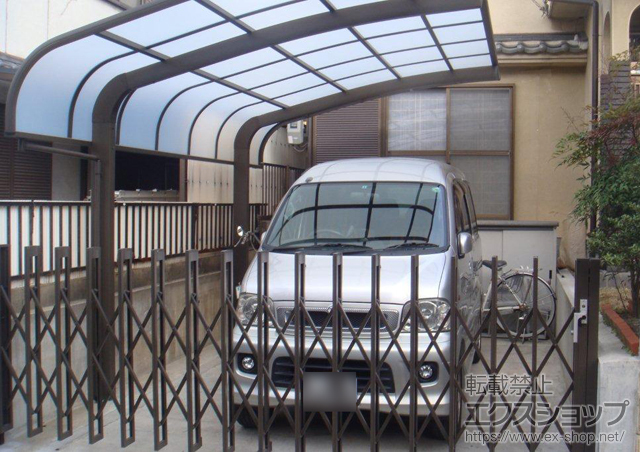 大阪府交野市のLIXIL リクシル（トステム）のカーポート テールポートシグマIII　積雪〜30cm対応 施工例