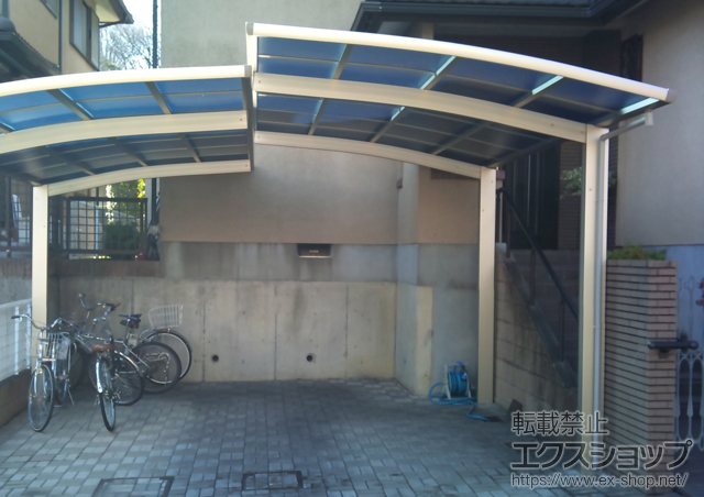 埼玉県所沢市ののカーポート レイナポート 積雪〜20cm対応 施工例