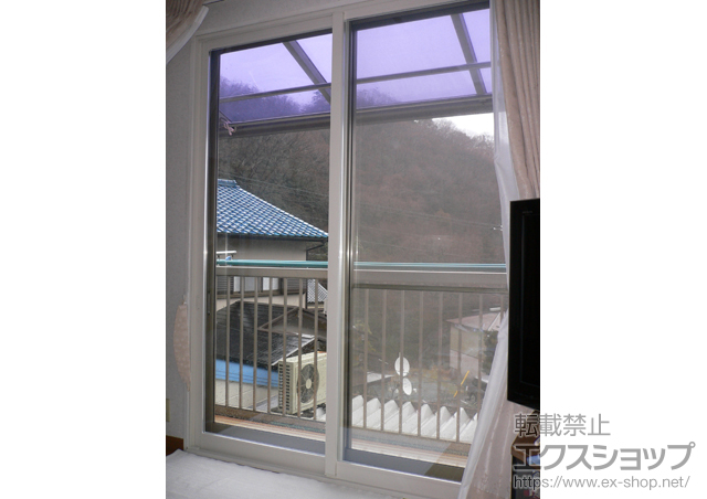 静岡県熱海市のの二重窓（内窓） インプラス　ダストバリア仕様　引違い窓2枚建て 施工例