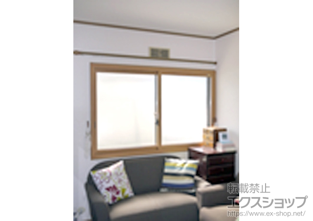 大阪府堺市のの二重窓（内窓） インプラス ダストバリア 引違い2枚建て 施工例