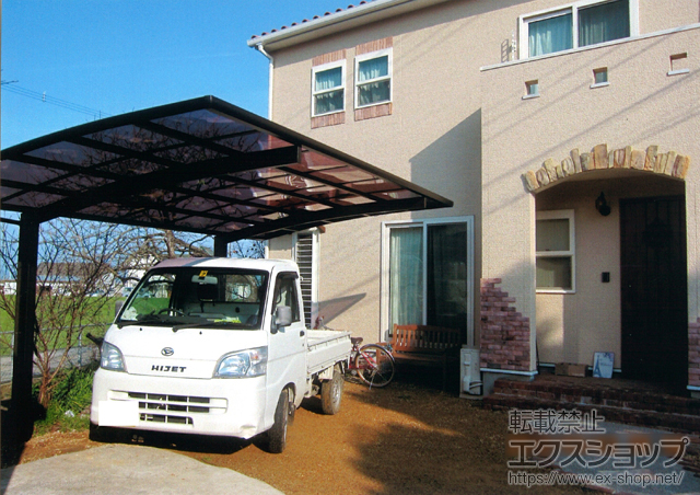 長崎県雲仙市ののカーポート レイナポート 積雪〜20cm対応 施工例