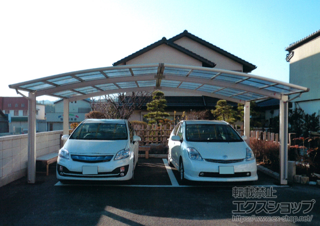 栃木県那須郡那珂川町ののカーポート レイナポート M合掌 積雪〜20cm対応 施工例