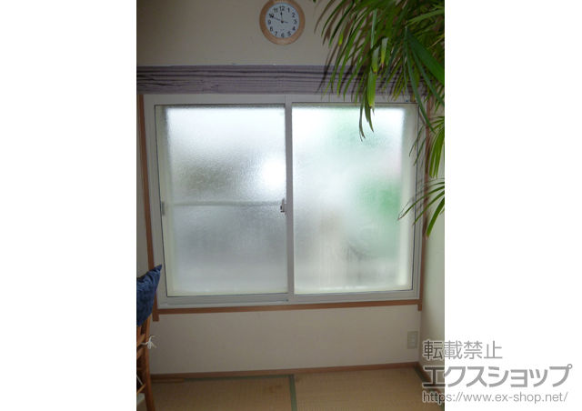 埼玉県越谷市のの二重窓（内窓） インプラス　ダストバリア仕様　引違い窓2枚建て 施工例
