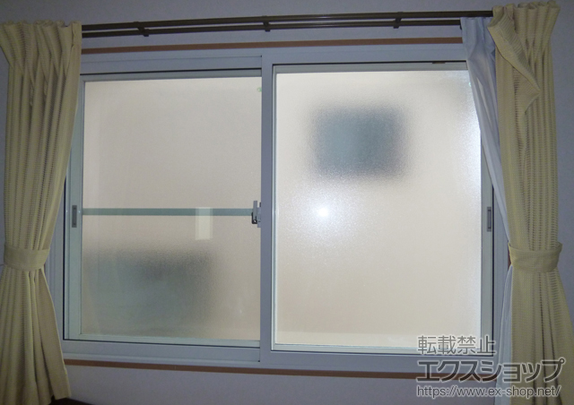 埼玉県越谷市のの二重窓（内窓） インプラス　ダストバリア仕様　引違い窓2枚建て 施工例